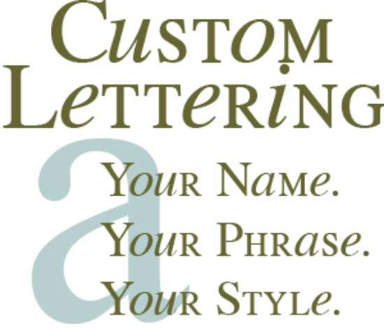 Picture of Custom Lettering (Custom Vinyl Wording)