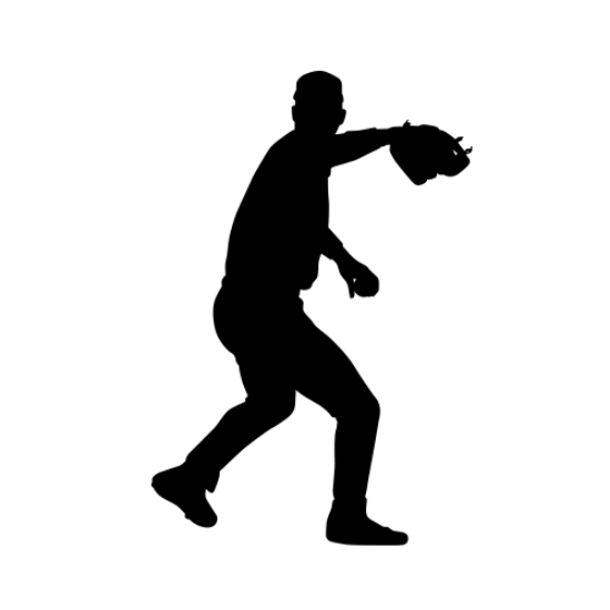 Picture of Baseball Player  1 (Sports Decor: Silhouette Decals)