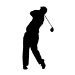 Picture of Golfer  2 (Golf Decor: Silhouette Decals)