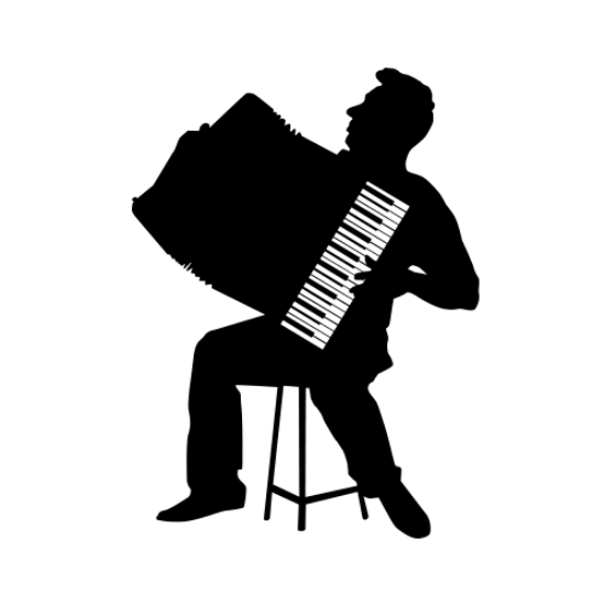 Picture of Accordion Player 15 (Wall Silhouettes)
