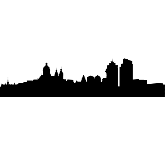 Picture of Amsterdam, Netherlands City Skyline (Cityscape Decal)