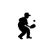 Picture of Baseball Player (Youth) 50 (Baseball: Silhouette Decals)