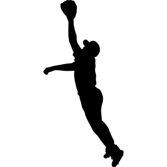 Picture of Baseball Player 28 (Sports Decor: Silhouette Decals)