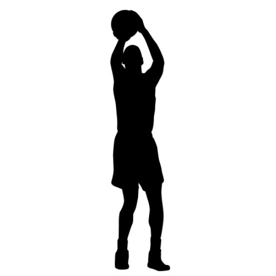 Picture of Basketball Player 10 (Sports Decor: Silhouette Decals)