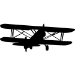 Picture of Biplane 12 (Silhouettes: Wall Decals)
