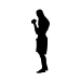 Picture of Bodybuilder  1 (weightlifting) (Workout Decor: Silhouette Decals)