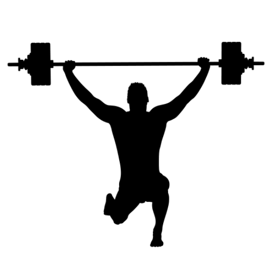 Picture of Bodybuilder 15 (weightlifting) (Workout Decor: Silhouette Decals)