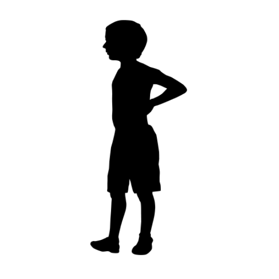 Picture of Boy 51 (Children Silhouette Decals)