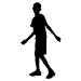 Picture of Boy Walking 8 (Children Silhouette Decals)