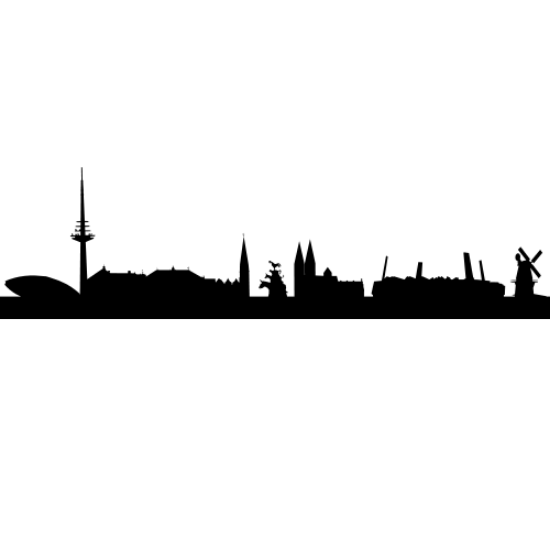 Picture of Bremen, Germany City Skyline (Cityscape Decal)