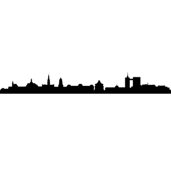 Picture of Brussels, Belgium City Skyline (Cityscape Decal)