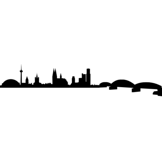 Picture of Cologne, Germany City Skyline (Cityscape Decal)