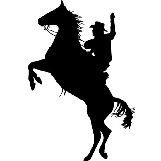 Picture of Cowboy 67 (Rodeo Decor: Silhouette Decals)