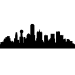 Picture of Dallas, Texas City Skyline (Cityscape Decal)