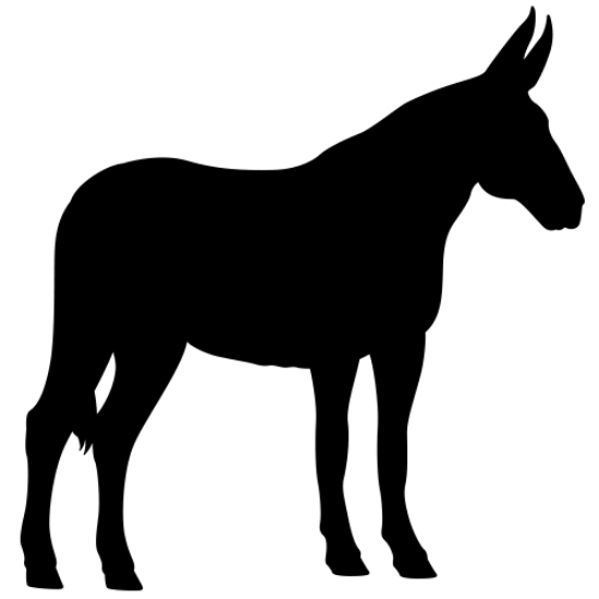 Picture of Donkey 24 (Farm Animal Silhouette Decals)