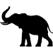 Picture of Elephant  2 (Safari Animal Silhouette Decals)