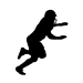 Picture of Football Player 13 (Football Decor: Silhouette Decals)