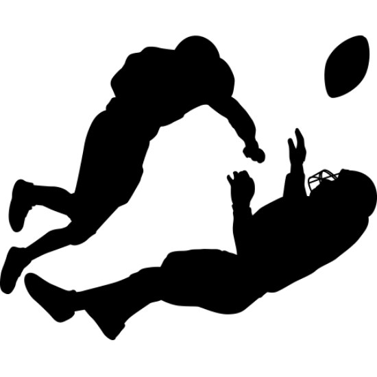 Picture of Football Players 30 (Football Decor: Silhouette Decals)