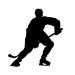 Picture of Hockey Player  4 (Hockey Decor: Silhouette Decals)