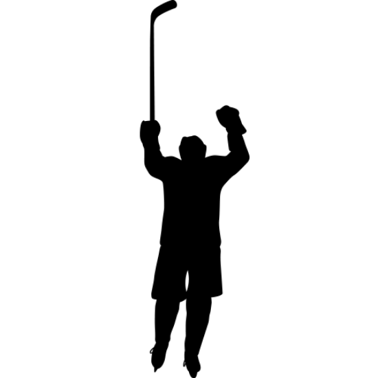 Picture of Hockey Player 10 (Hockey Decor: Silhouette Decals)