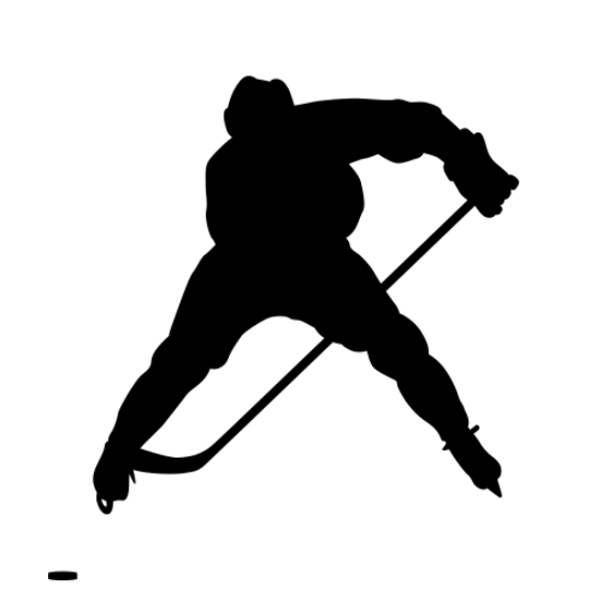 Picture of Hockey Player 14 (Hockey Decor: Silhouette Decals)