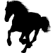 Picture of Horse Galloping  1 (Farm Animal Silhouette Decals)