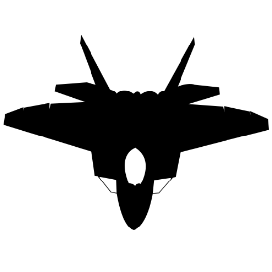 Picture of Fighter Jet  3 (Wall Silhouettes: Decals)