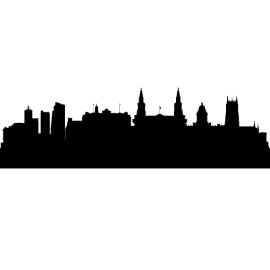 Picture of Leeds, England City Skyline (Cityscape Decal)
