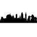 Picture of London, England 2 City Skyline (Cityscape Decal)