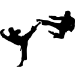 Picture of Martial Arts 15 (Sports Decor: Silhouette Decals)