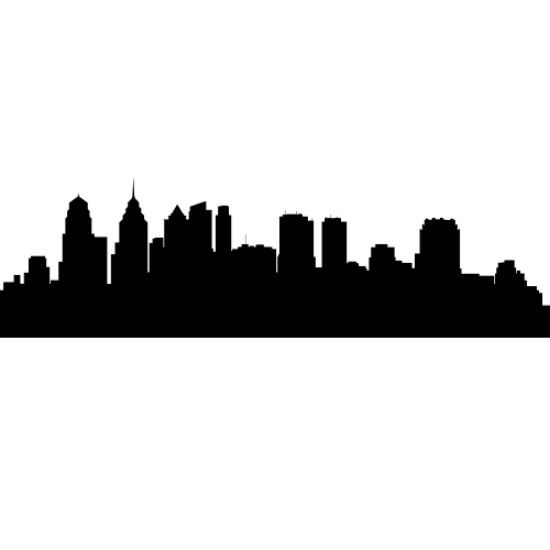 Picture of Philadelphia, Pennsylvania City Skyline (Cityscape Decal)