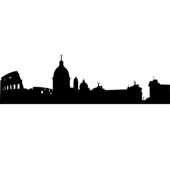 Picture of Rome, Italy City Skyline (Cityscape Decal)