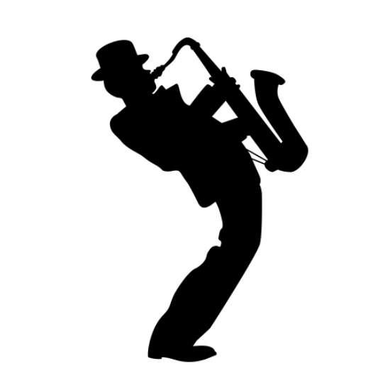 Picture of Saxophone Player 16 (Wall Silhouettes)