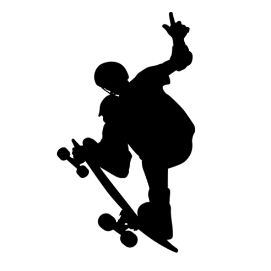 Picture of Skateboarding  2 (Youth Decor: Wall Silhouettes)