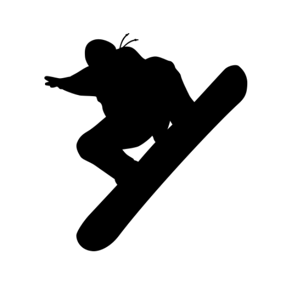 Home Vinyl Transfer Graphic Ski Decal Decor Snowboard Winter Sport Wall Sticker