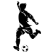 Picture of Soccer Player 16 (Soccer Decor: Wall Decals)