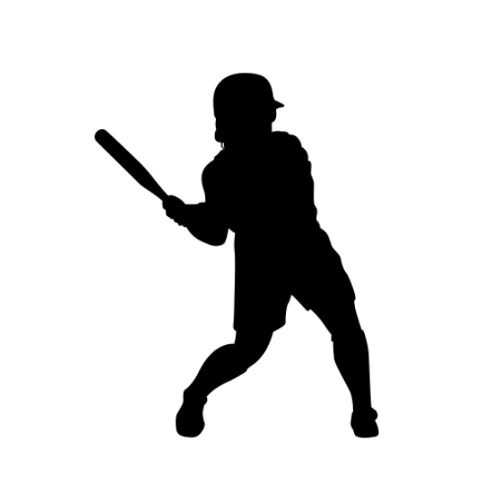 Picture of Softball Player  6 (Softball Decor: Wall Silhouettes)