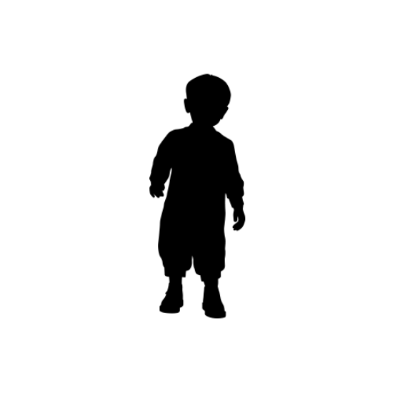 Picture of Toddler Standing  2 (Children Silhouette Decals)