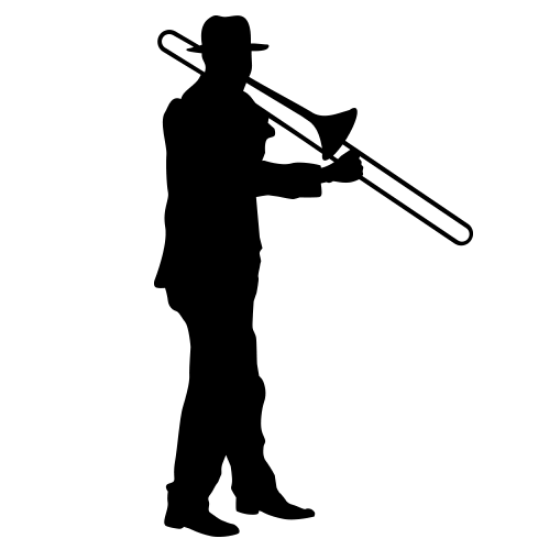 Picture of Trombone Player 10 (Wall Silhouettes)