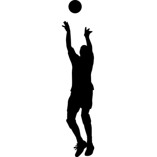 Picture of Volleyball Player  3 (Volleyball Decor: Silhouette Decals)