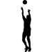 Picture of Volleyball Player  3 (Volleyball Decor: Silhouette Decals)