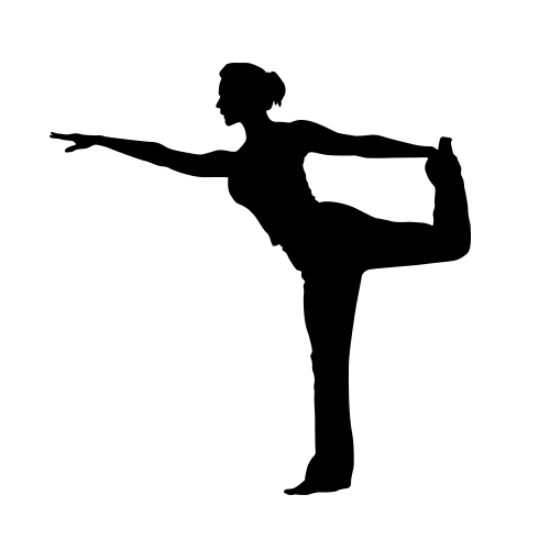 Picture of Fitness Stretching Silhouette 7 (Sports Decor: Silhouette Decals)