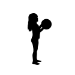 Picture of Girl Playing Ball 49