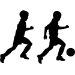Picture of Boys Playing Soccer (Youth) 50 (Soccer: Silhouette Decals)