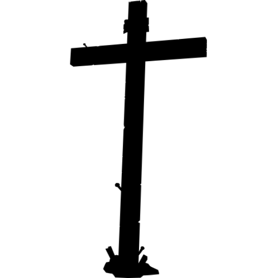 Picture of Jesus' Empty Cross 42  (Christian Silhouette Decals)