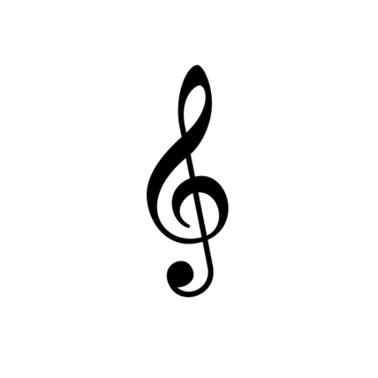 Picture of Treble Clef 26 (Music Wall Silhouettes)