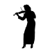 Picture of Violin Player  7 (Wall Silhouettes)