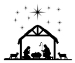 Picture of Manger Scene (Holiday Silhouette Decals)