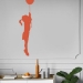 Picture of Girl Holding a Balloon 8 (Children Silhouette Decals)
