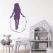Picture of Girl Jump Roping 9 (Children Silhouette Decals)